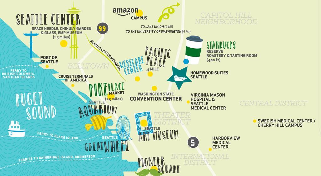 Homewood Suites By Hilton-Seattle Convention Center-Pike Street מראה חיצוני תמונה